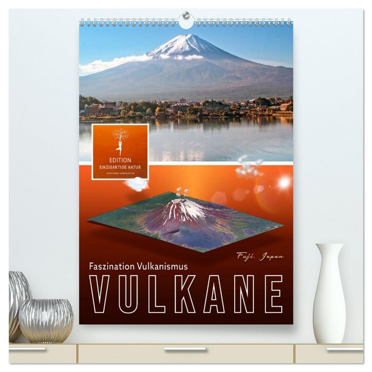 Produktbild: Vulkane - Faszination Vulkanismus (hochwertiger Premium Wandkalender 2026 DIN A2 hoch), Kunstdruck in Hochglanz