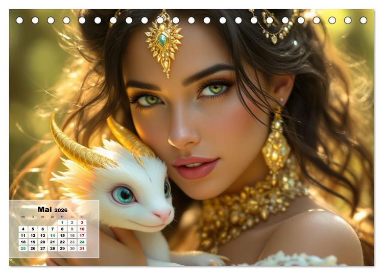 Produktbild: Wilde Seelen (Tischkalender 2026 DIN A5 quer), CALVENDO Monatskalender