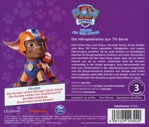 Produktbild: PAW Patrol CD 42. Die Hunde retten K&ouml;nigin Gack-Gack.