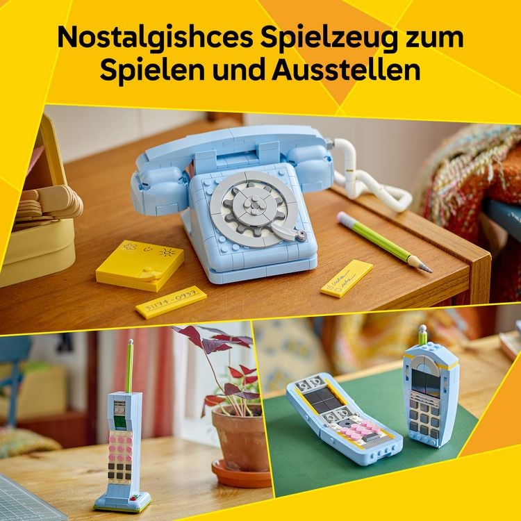 Produktbild: LEGO Creator Retro-Telefon 31174 - 3-in-1-Spielset - Telefon aus 1960ern