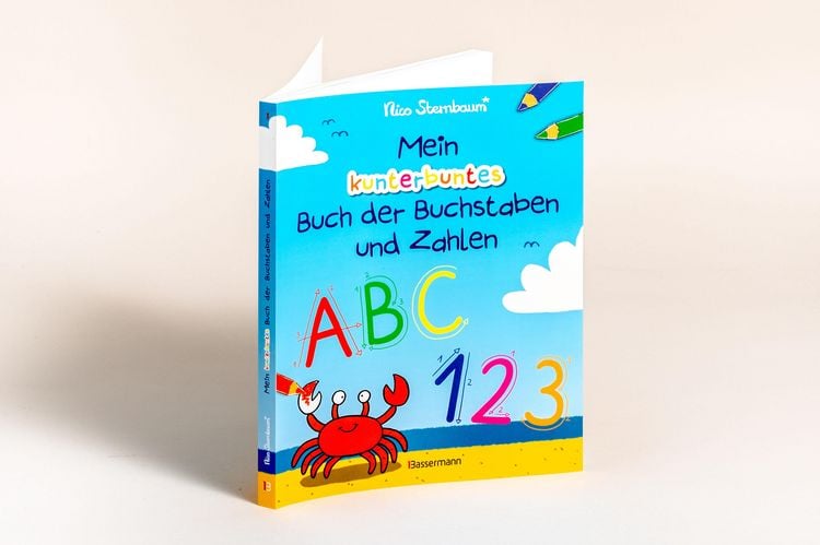 Produktbild: Mein kunterbuntes Buch der Buchstaben und Zahlen. Spielerisch das Alphabet und die Zahlen von 1 bis 20 lernen. F&uuml;r Vorschulkinder ab 5 Jahren