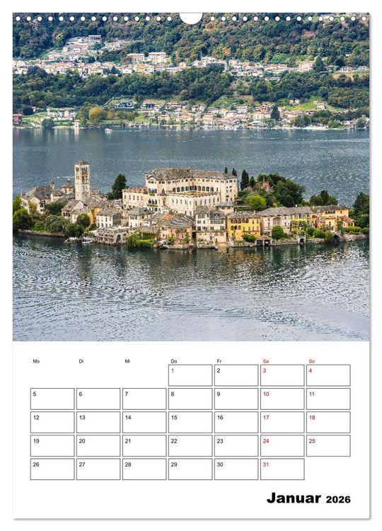 Produktbild: Piemont - Impressionen aus Norditalien (Wandkalender 2026 DIN A3 hoch), CALVENDO Monatskalender