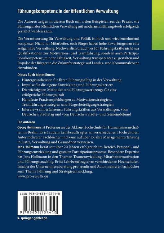 Produktbild: F&uuml;hrungskompetenz in der &ouml;ffentlichen Verwaltung