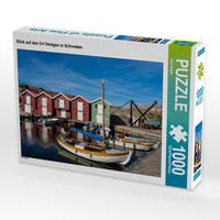 Produktbild: CALVENDO Puzzle Blick auf den Ort Sm&ouml;gen in Schweden | 1000 Teile Lege-Gr&ouml;&szlig;e 64x48cm Foto-Puzzle f&uuml;r gl&uuml;ckliche Stunden