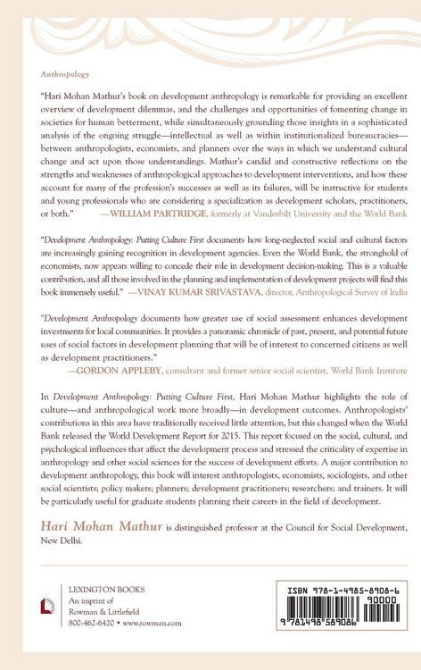 Produktbild: Development Anthropology