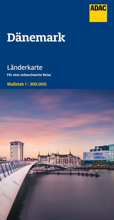 Produktbild: ADAC Länderkarte Dänemark 1:300.000