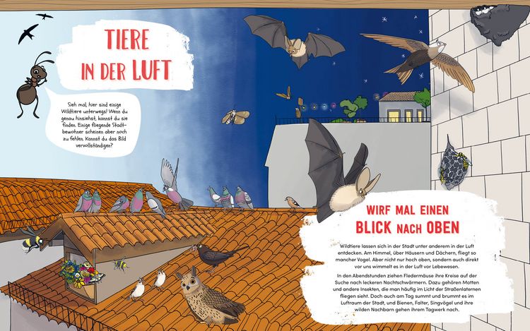 Produktbild: Wilde Tiere in der Stadt &ndash; Das Natur-Mitmachbuch
