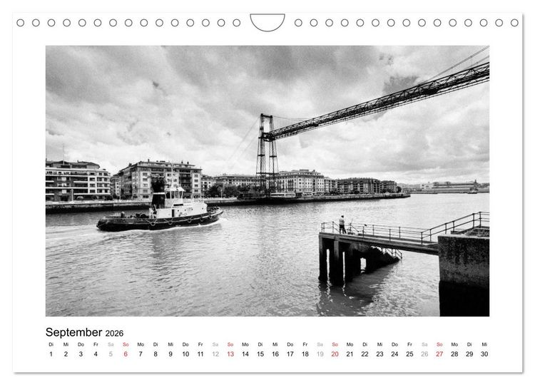Produktbild: Bilbao - Bilder einer Stadt (Wandkalender 2026 DIN A4 quer), CALVENDO Monatskalender