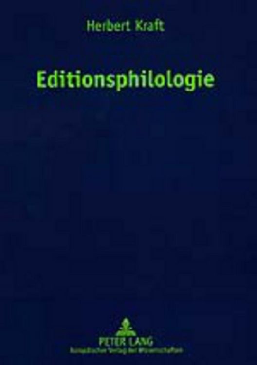 Produktbild: Editionsphilologie