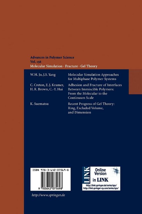 Produktbild: Molecular Simulation Fracture Gel Theory