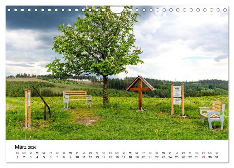 Produktbild: Westfeld-Ohlenbach - Wir feiern 50 Jahre Bundesgolddorf (Wandkalender 2026 DIN A4 quer), CALVENDO Monatskalender