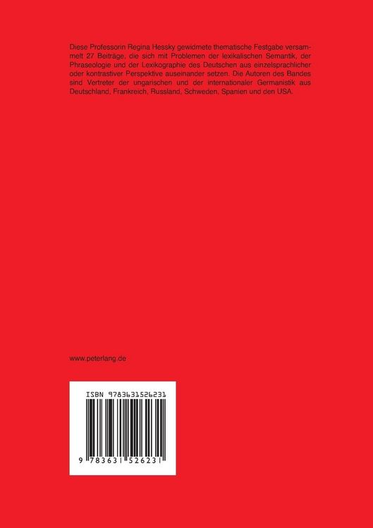 Produktbild: Lexikalische Semantik, Phraseologie und Lexikographie