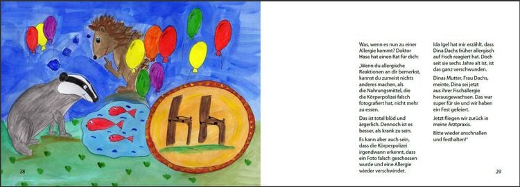 Produktbild: Die roten F&uuml;nf - Das Bilderbuch zu Nahrungsmittelallergien. F&uuml;r alle Kinder, die einen einzigartigen K&ouml;rper haben. (Empfohlen vom DAAB - Deutscher All