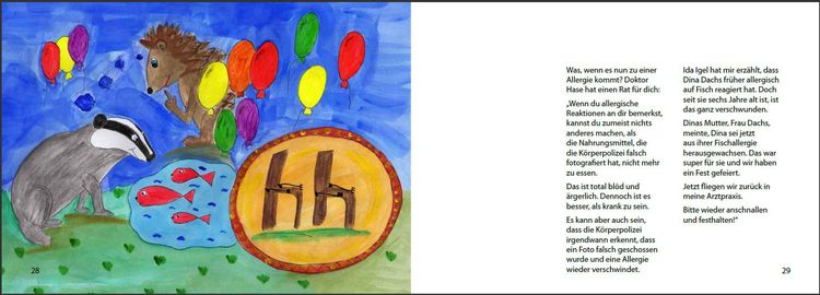 Produktbild: Die roten F&uuml;nf - Das Bilderbuch zu Nahrungsmittelallergien. F&uuml;r alle Kinder, die einen einzigartigen K&ouml;rper haben. (Empfohlen vom DAAB - Deutscher Allergie- und Asthmabund e.V.)