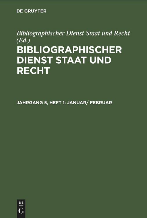 Produktbild: Januar/ Februar
