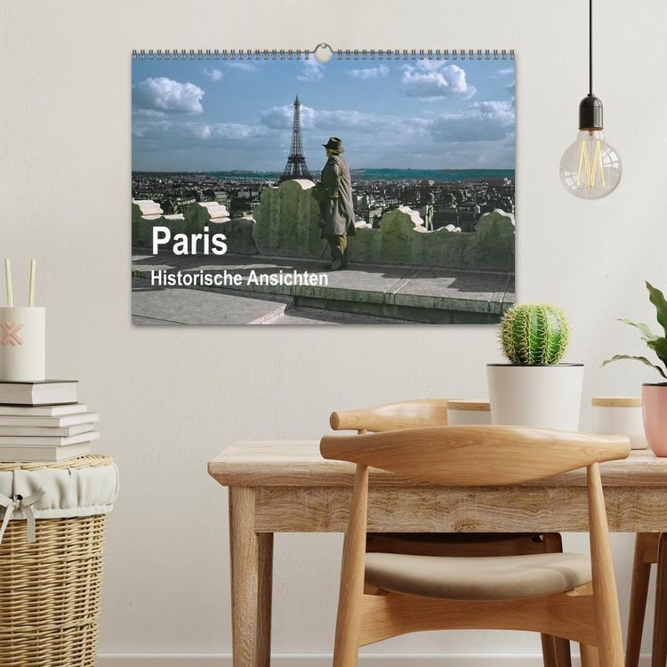 Produktbild: Paris - Historische Ansichten (Wandkalender 2026 DIN A3 quer), CALVENDO Monatskalender