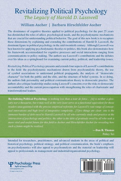 Produktbild: Revitalizing Political Psychology