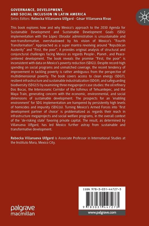 Produktbild: Mexico and the 2030 Sustainable Development Agenda
