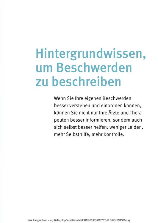 Produktbild: Kiefer, Kopf und Gesicht