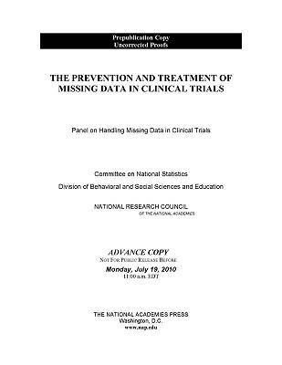 Produktbild: The Prevention and Treatment of Missing Data in Clinical Trials