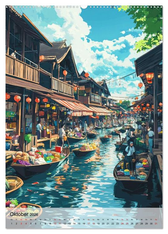 Produktbild: Thailand Fantasie (Wandkalender 2026 DIN A2 hoch), CALVENDO Monatskalender