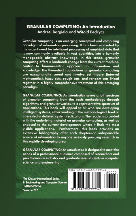 Produktbild: Granular Computing