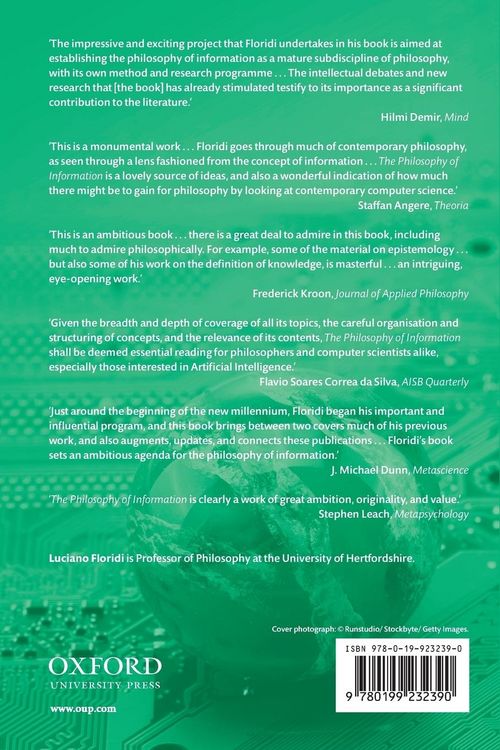 Produktbild: The Philosophy of Information