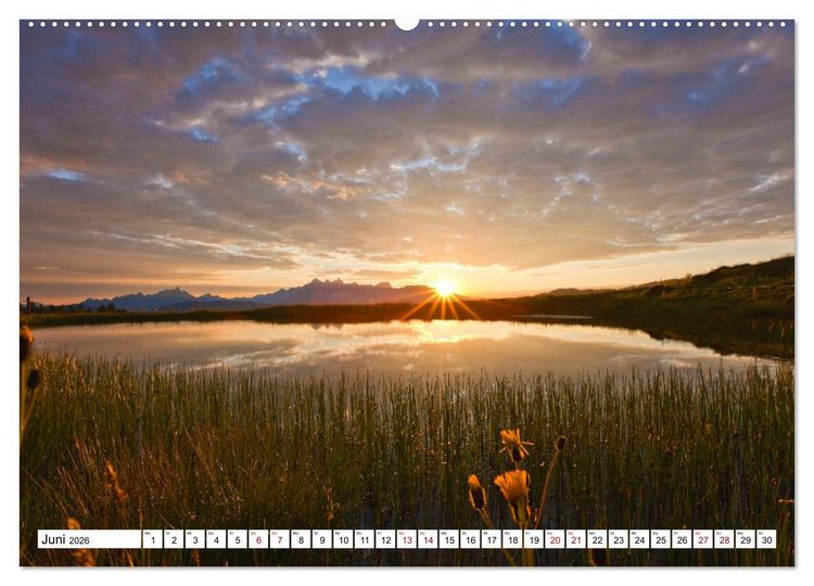 Produktbild: Kraftpl&auml;tze in den Bergen (Wandkalender 2026 DIN A2 quer), CALVENDO Monatskalender