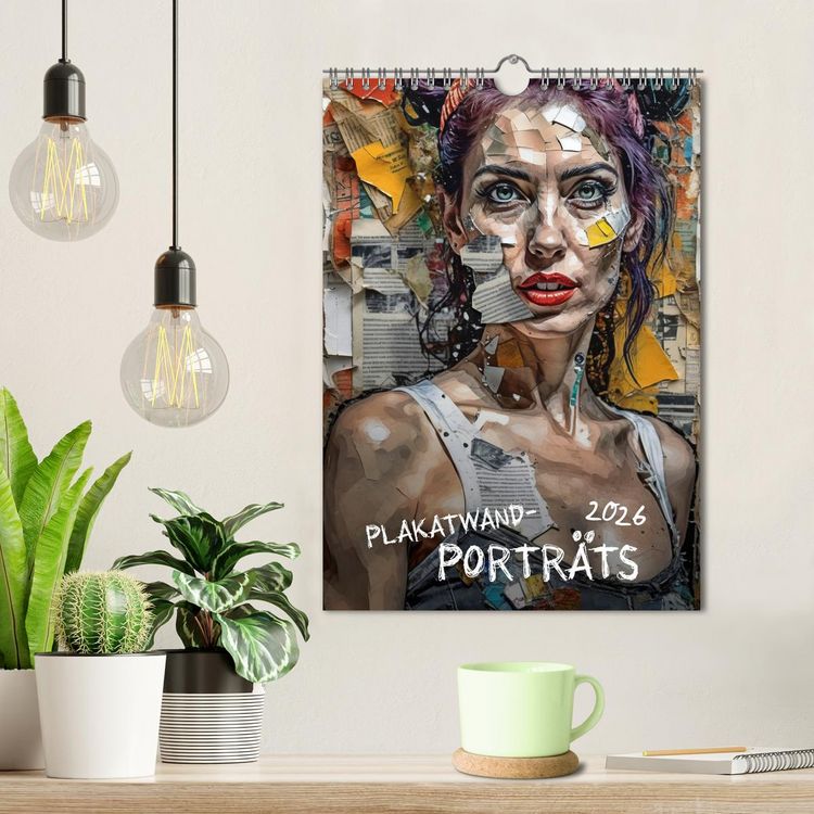 Produktbild: Plakatwand-Portr&auml;ts (Wandkalender 2026 DIN A4 hoch), CALVENDO Monatskalender