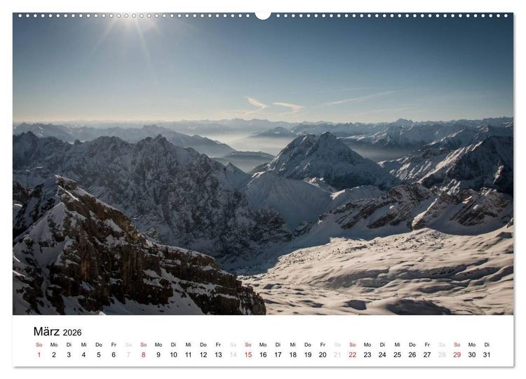 Produktbild: Bergpixel "kreuz und quer durch die Alpen" (hochwertiger Premium Wandkalender 2026 DIN A2 quer), Kunstdruck in Hochglanz