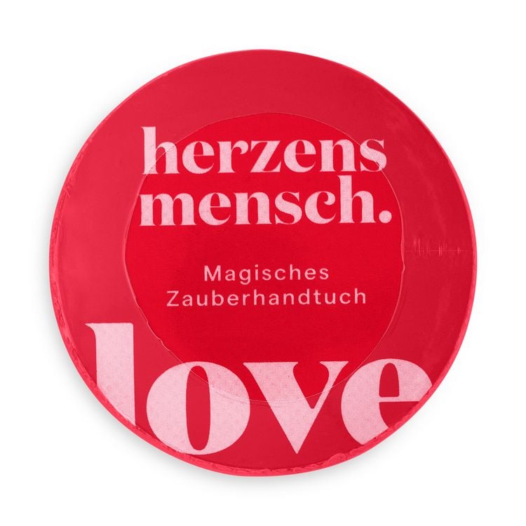 Zauberhandtuch "Herzensmensch"