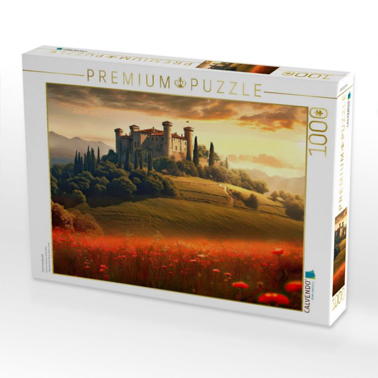 Produktbild: CALVENDO Puzzle Sommerabend | 1000 Teile Lege-Gr&ouml;&szlig;e 64x48cm Foto-Puzzle f&uuml;r gl&uuml;ckliche Stunden
