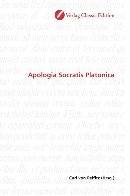 Produktbild: Apologia Socratis Platonica