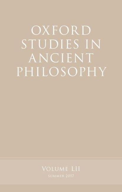 Produktbild: Oxford Studies in Ancient Philosophy, Volume 52