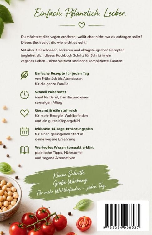Produktbild: Pflanzlich genie&szlig;en - Das Vegan Kochbuch