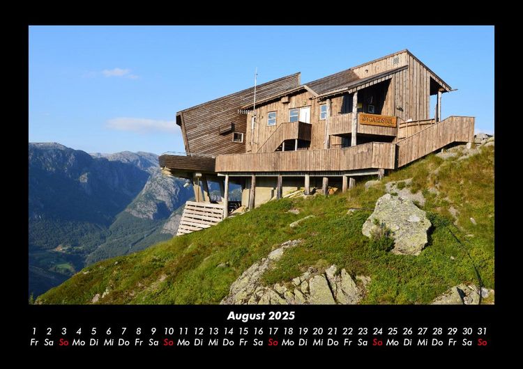 Produktbild: Landschaftskalender 2025 Fotokalender DIN A3