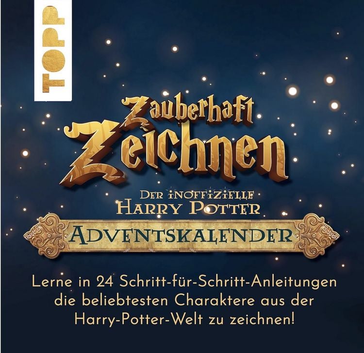 Produktbild: Zauberhaft Zeichnen. Der inoffizielle Harry Potter Adventskalender