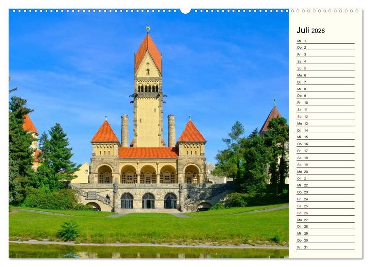 Produktbild: Reise durch Leipzig (Wandkalender 2026 DIN A2 quer), CALVENDO Monatskalender