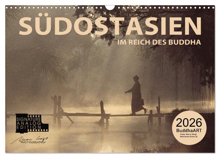 Produktbild: S&Uuml;DOSTASIEN Im Reich des Buddha (Wandkalender 2026 DIN A3 quer), CALVENDO Monatskalender