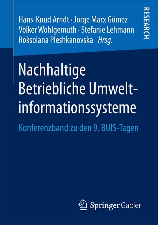 Produktbild: Nachhaltige Betriebliche Umweltinformationssysteme