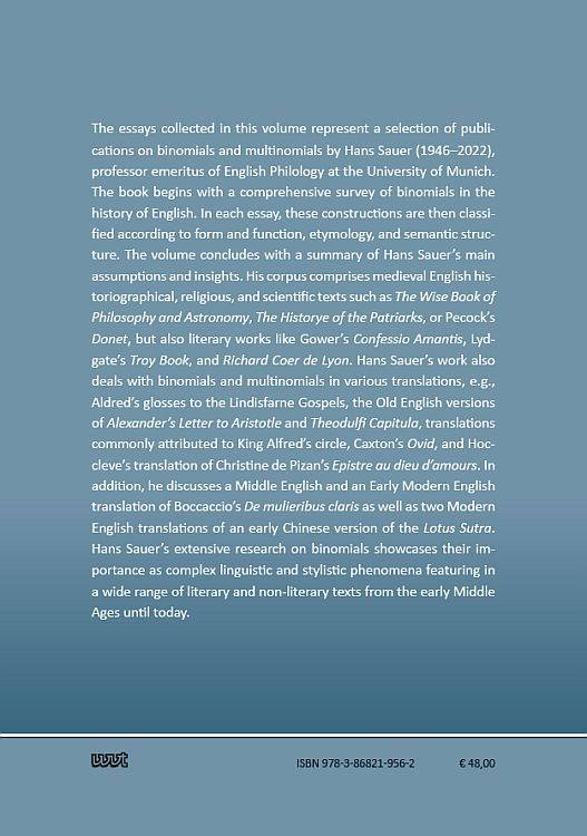 Produktbild: "Sun and Moon", "Good and Evil", "Come and Go": Studies in English Binomials from ca. 850 to 2008