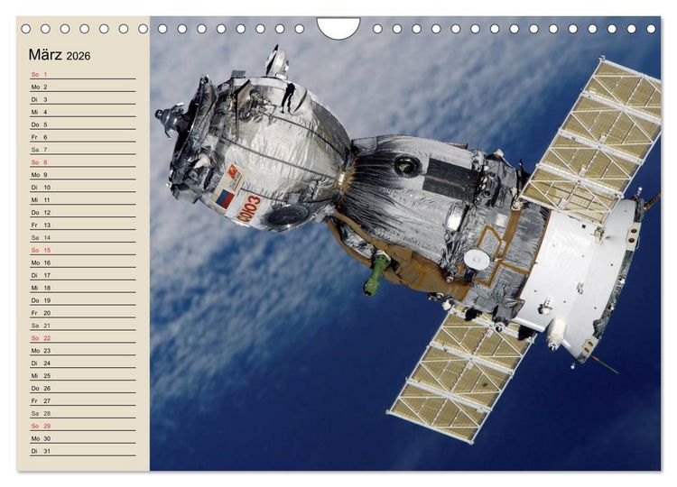 Produktbild: Raumfahrt und Weltall (Wandkalender 2026 DIN A4 quer), CALVENDO Monatskalender