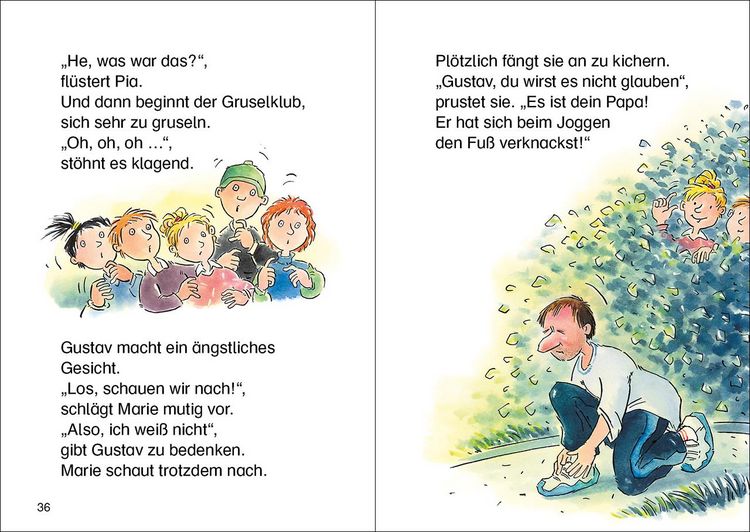 Produktbild: Lesel&ouml;wen - Das Original - 7-Minuten-Geschichten zum Lesenlernen - Achtung, G&auml;nsehaut-Gefahr!