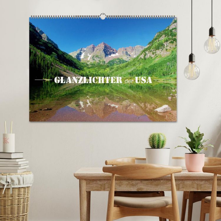 Produktbild: Glanzlichter der USA (Wandkalender 2026 DIN A2 quer), CALVENDO Monatskalender