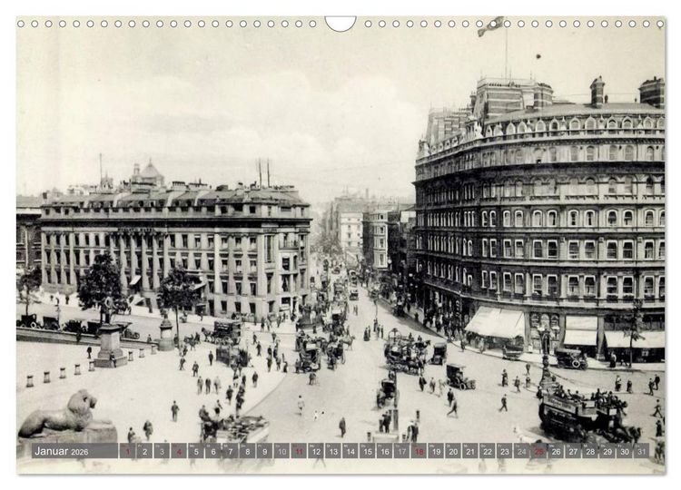 Produktbild: Sch&ouml;nes altes London in historischen Bildern (Wandkalender 2026 DIN A3 quer), CALVENDO Monatskalender