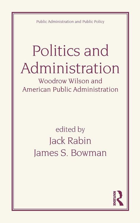 Produktbild: Politics and Administration