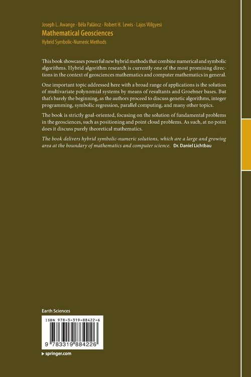 Produktbild: Mathematical Geosciences