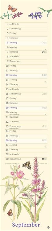 Produktbild: Edith Holden: Mit der Natur durchs Jahr Kalender 2027