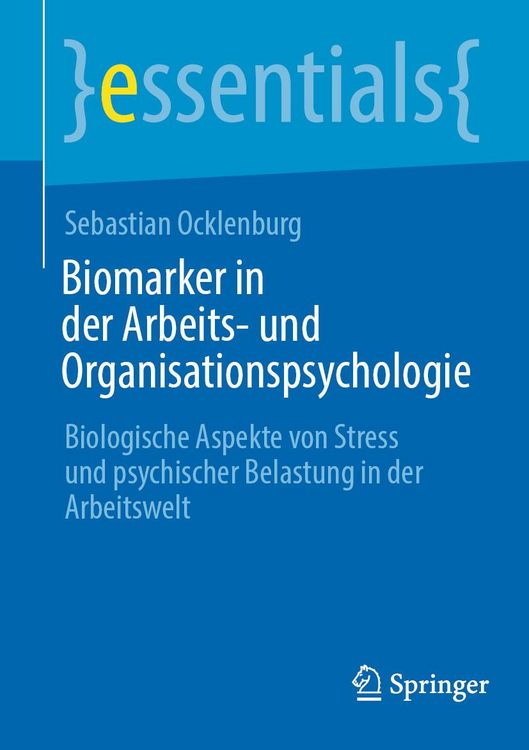 Produktbild: Biomarker in der Arbeits- und Organisationspsychologie