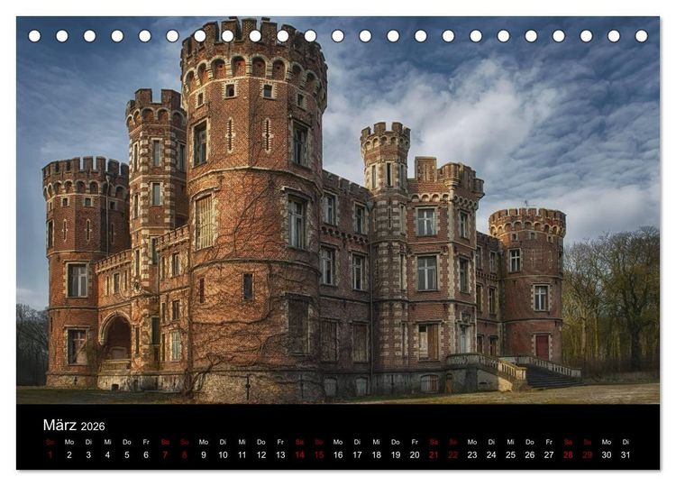 Produktbild: Auch von au&szlig;en haben Lost Places ihren Charme (Tischkalender 2026 DIN A5 quer), CALVENDO Monatskalender